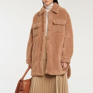 Stand Studio Camel Teddy Jacket